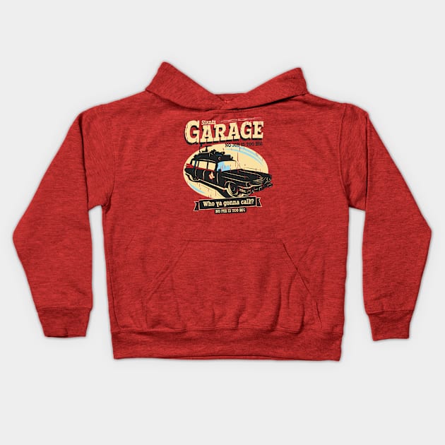 Stantz Garage Kids Hoodie by Piercek25